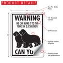 Newfoundland! Make It To Fence or Door Signs (9" x 12")-6
