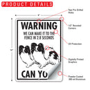 Papillon! Make It To Fence or Door Signs (9" x 12")-6