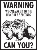 Pomeranian! Make It To Fence or Door Signs (9" x 12")-3