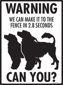 Portuguese Water Dog! Make It To Fence or Door Signs (9" x 12")-3
