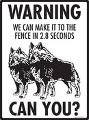 Schipperke Make It To Fence or Door Signs (9" x 12")-4