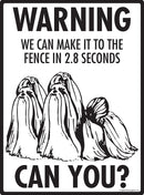 Shih Tzu Make It To Fence or Door Signs (9" x 12")-4