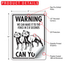Staffordshire Bull Terrier! Make It To Fence or Door Signs (9" x 12")-6