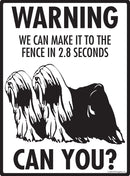 Tibetan Terrier! Make It To Fence or Door Signs (9" x 12")-3