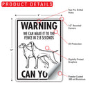 Vizsla! Make It To Fence or Door Signs (9" x 12")-6