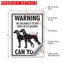 Weimaraner! Make It To Fence or Door Signs (9" x 12")-6