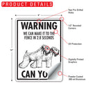 Wheaten Terrier! Make It To Fence or Door Signs (9" x 12")-6