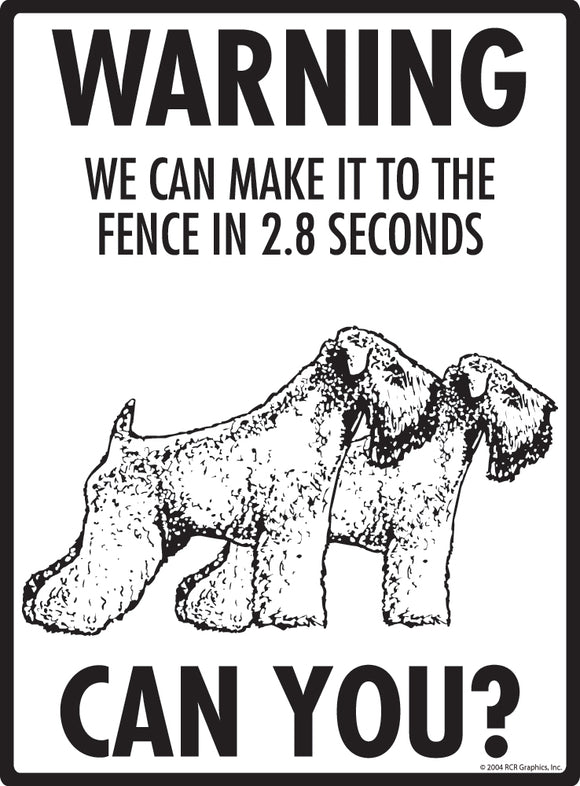 Wheaten Terrier! Make It To Fence or Door Signs (9" x 12")