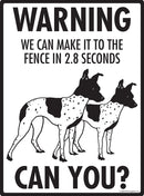 American Hairless Terrier! Make It To Fence or Door Signs (9" x 12")-3