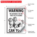 Labradoodle! Make It To Fence or Door Signs (9" x 12")-6