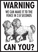Labradoodle! Make It To Fence or Door Signs (9" x 12")-3