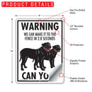 Presa Canario! Make It To Fence or Door Signs (9" x 12")-6