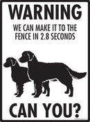 American Water Spaniel! Make It To Fence or Door Signs (9" x 12")-3