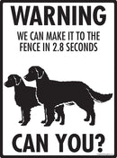 American Water Spaniel Make It To Fence or Door Signs (9" x 12")-4