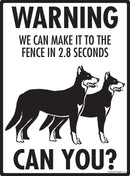Beauceron! Make It To Fence or Door Signs (9" x 12")-3