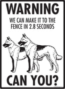 Belgian Malinois! Make It To Fence or Door Signs (9" x 12")-3