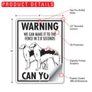 Borzoi! Make It To Fence or Door Signs (9" x 12")-6