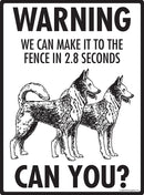 Canaan Dog! Make It To Fence or Door Signs (9" x 12")-3
