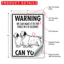 Clumber Spaniel! Make It To Fence or Door Signs (9" x 12")-6