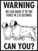 Clumber Spaniel! Make It To Fence or Door Signs (9" x 12")-3