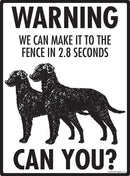 Curly-Coated Retriever! Make It To Fence or Door Signs (9" x 12")-3