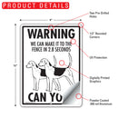 English Foxhound! Make It To Fence or Door Signs (9" x 12")-6
