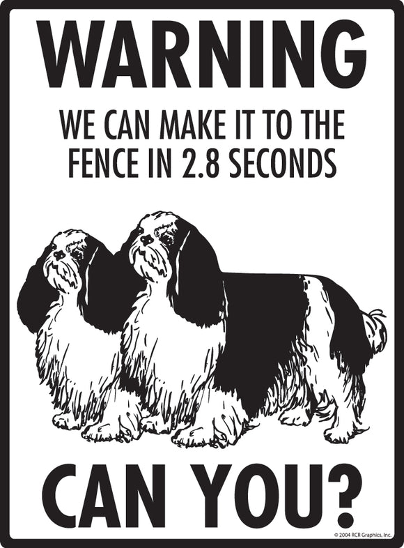 English Toy Spaniel! Make It To Fence or Door Signs (9" x 12")