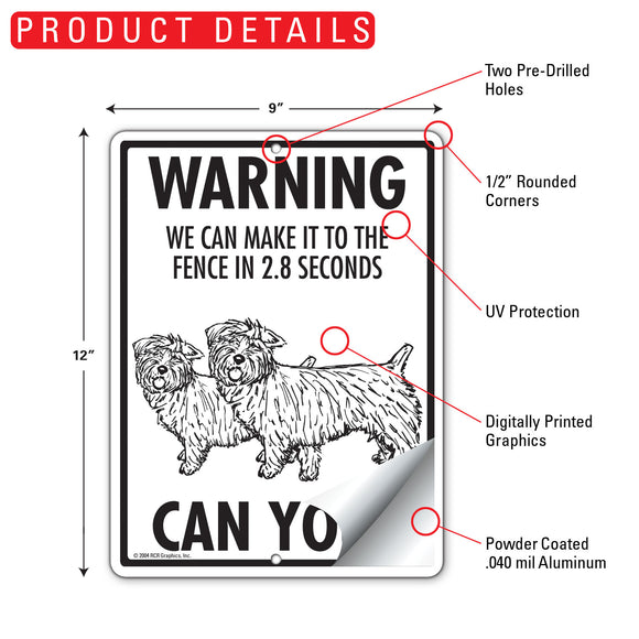 Glen of Imaal Terrier! Make It To Fence or Door Signs (9" x 12")