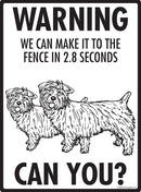 Glen of Imaal Terrier! Make It To Fence or Door Signs (9" x 12")-3