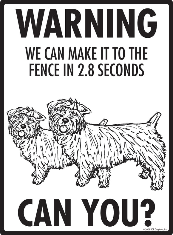 Glen of Imaal Terrier! Make It To Fence or Door Signs (9" x 12")