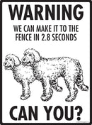 Goldendoodle! Make It To Fence or Door Signs (9" x 12")-3
