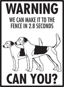 Harrier! Make It To Fence or Door Signs (9" x 12")-3