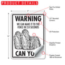 Komondor! Make It To Fence or Door Signs (9" x 12")-6