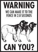 Leonberger! Make It To Fence or Door Signs (9" x 12")-3