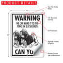 Lowchen! Make It To Fence or Door Signs (9" x 12")-6