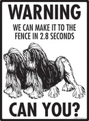 Lowchen! Make It To Fence or Door Signs (9" x 12")-3