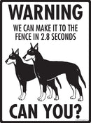 Manchester Terrier! Make It To Fence or Door Signs (9" x 12")-3
