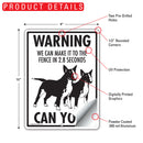 Miniature Bull Terrier! Make It To Fence or Door Signs (9" x 12")-6