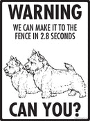 Norwich Terrier! Make It To Fence or Door Signs (9" x 12")-3