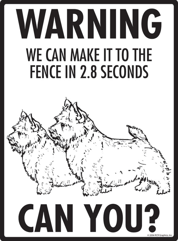 Norwich Terrier! Make It To Fence or Door Signs (9" x 12")
