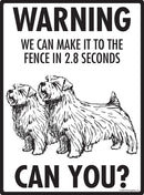 Norfolk Terrier! Make It To Fence or Door Signs (9" x 12")-3