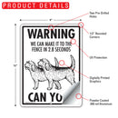 Otterhound! Make It To Fence or Door Signs (9" x 12")-6