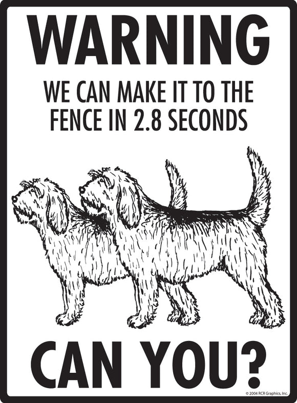Otterhound Make It To Fence or Door Signs (9" x 12")