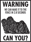 Puli Make It To Fence or Door Signs (9" x 12")-4