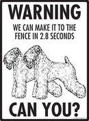 Soft Coated Wheaten Terrier! Make It To Fence or Door Signs (9" x 12")-3