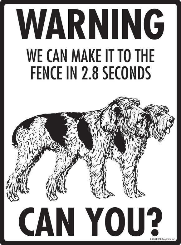 Spinone Italiano! Make It To Fence or Door Signs (9" x 12")
