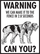 Spinone Italiano Make It To Fence or Door Signs (9" x 12")-4