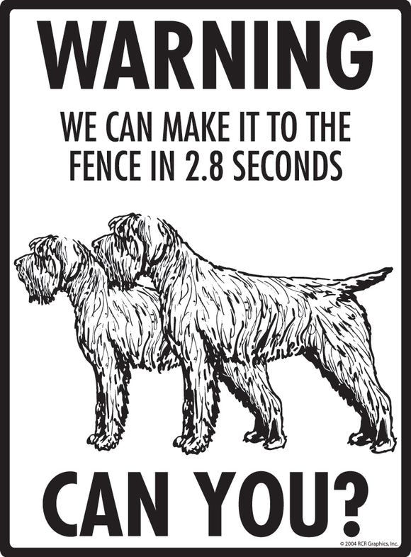 Wirehaired Pointing Griffon! Make It To Fence or Door Signs (9" x 12")
