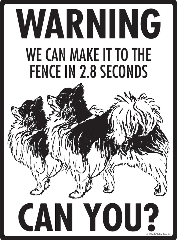 Chihuahua (Long Hair)! Make It To Fence or Door Signs (9" x 12")