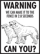 Maremma! Make It To Fence or Door Signs (9" x 12")-3